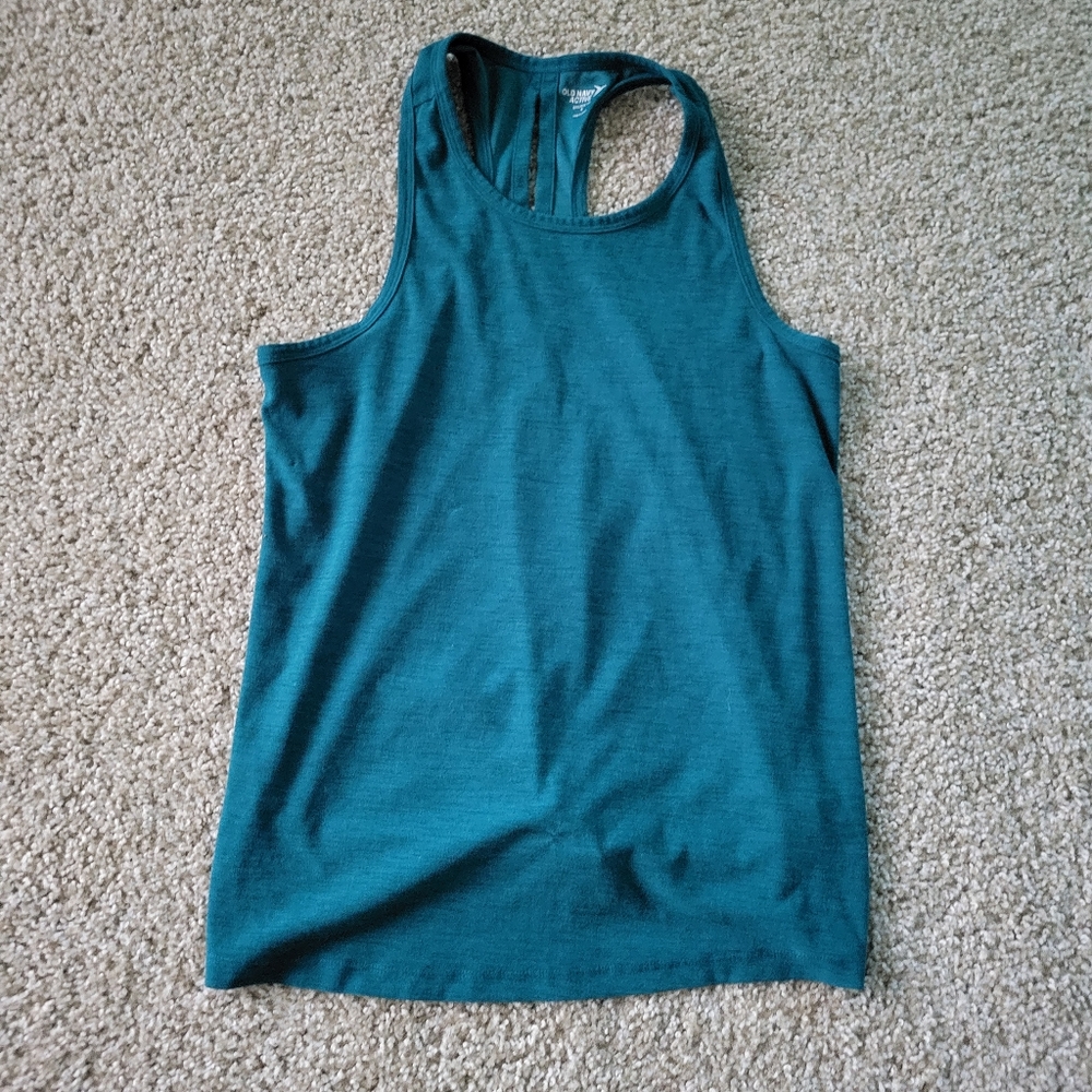 Old Navy active breathe on back tie tank top
